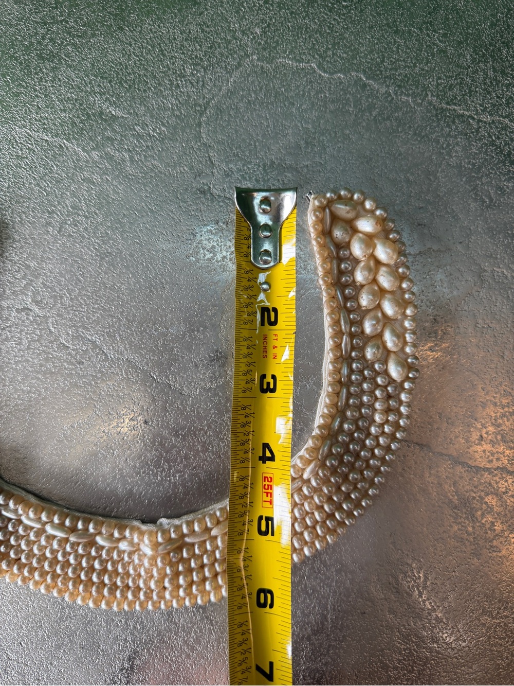 Vintage 1950s Baar & Beards Faux Pearl Collar Necklace, Made in Japan WPL 10360, - Picture 8 of 10